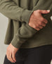 Men's French Rib Crew - Olive